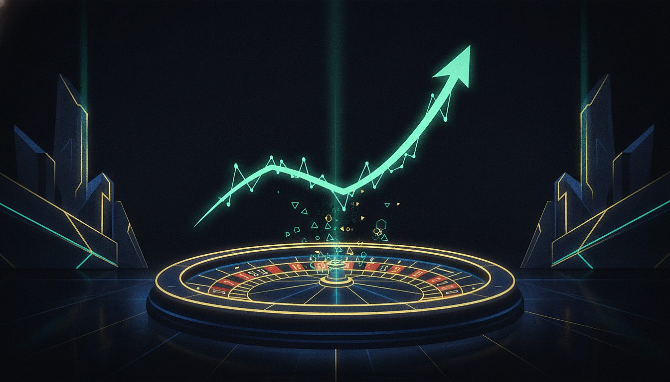 neon multiplier graph rising, futuristic crash game aesthetic